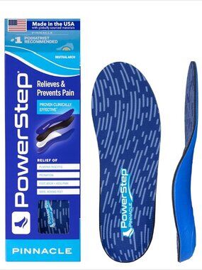 NWT Premium Dual-Layer Cushion Insoles Size 10-10.5 Men & 12 Women